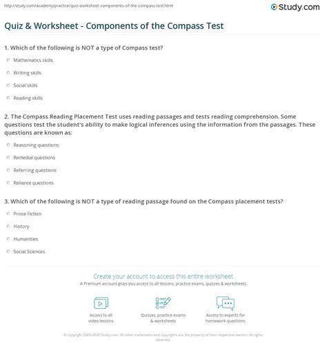 The Compass Test Structure 